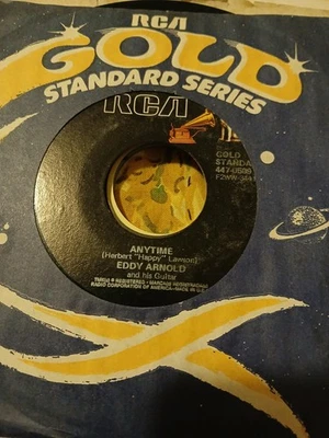 EDDY ARNOLD 45 ANYTIME / JUST A LITTLE LOVIN - Image 1 of 2