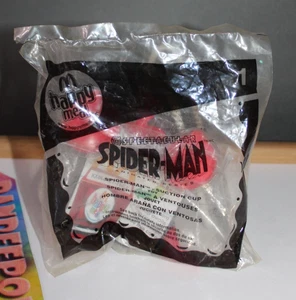 McDonalds Happy Meal Spider-Man Saugnapf Spielzeug versiegelt im Paket 2009 Vintage - Bild 1 von 2