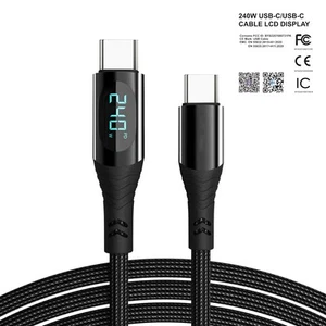2M MAX 240W iPhone 15 USB-C to USB-C Cable Charger LCD Display E-Marker PD3.1 QC - Picture 1 of 4