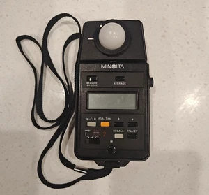 Vtg Minolta Autometer III F Light Meter Spherical Dome IIIF Japan - Picture 1 of 5