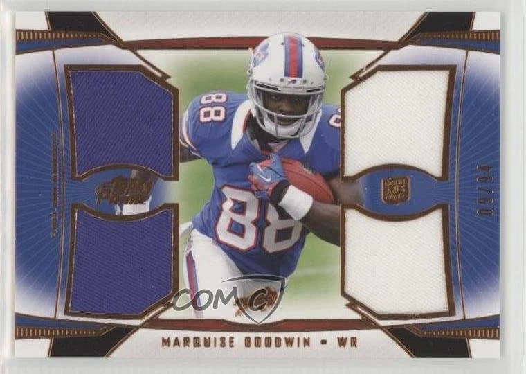 2013 Topps Prime Quad Relics Copper /94 Marquise Goodwin #QR-MGO Rookie RC - Image 1 of 2