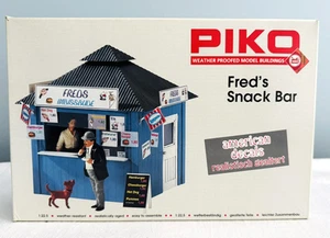 New PIKO G Scale FRED'S SNACK BAR 62021 Building Kit NEW IN SEALED BOX - Picture 1 of 4