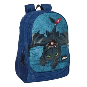 Zaino Scuola How to Train Your Dragon Blu scuro 32 x 44 x 16 cm - Foto 1 di 3