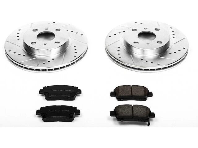 Комплект переднего тормоза и ротора для 2001-2005 Toyota Echo 2002 2003 2004 QR742GG - Изображение 1 из 1