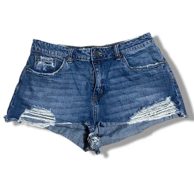 Pantalones cortos de jean para mujer Foto 1 de 3