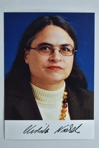 Christa Nickels - Alleanza 90/I Verdi - autografo originale - - 15x10 cm circa -  - Foto 1 di 1