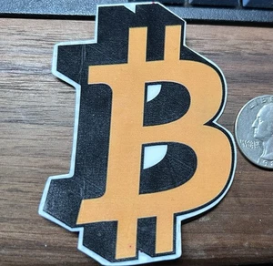 Bitcoin - Hochglanz Vinyl Aufkleber - Bild 1 von 1