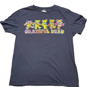 Camiseta Grateful Dead XL para mujer azul marino Dancing Bears 2021 camiseta banda con licencia PIB - Imagen 1 de 4