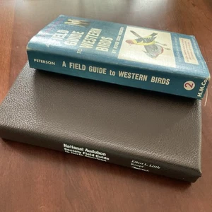 National Audubon Society Field Guide To Trees + Peterson Guide To Western Birds - Picture 1 of 9