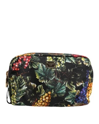 Dolce & Gabbana Grape Print Clutch with Logo Plaque and Gold-Tone Hardware Women - Image 1 of 4