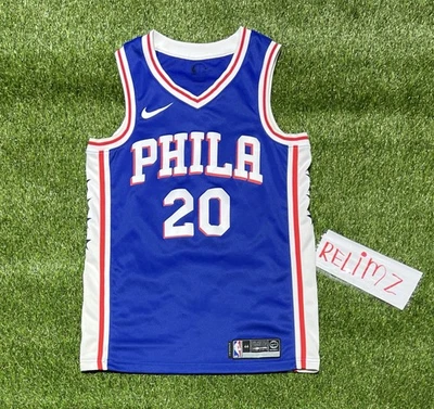 Philadelphia 76ers Markelle Fultz Nike Dri-Fit Swingman Jersey Sz M 44 502 - Image 1 of 3