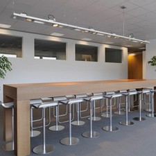 AIXLIGHT PENDANT SYSTEM 1,6m Basisrahmen, silbergrau