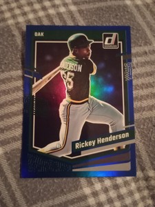 Rickey Henderson 2023 Donruss "BLUE" #189 MINT-GEM
