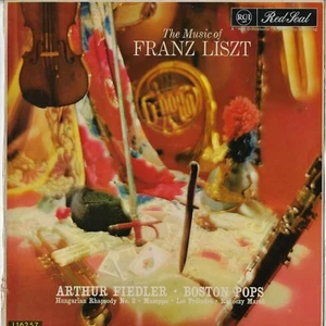 music of FRANZ LISZT arthur fiedler boston pops AUSSIE RCA RED SEAL LP_orig 1960 - Picture 1 of 4