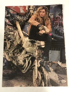 Sebastian Bach Magazine Pinup Picture Vintage Ephemera Skid Row - Picture 1 of 2