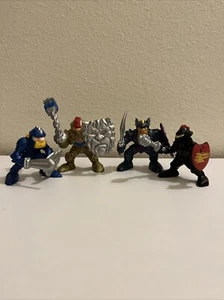 Imaginext Great Adventures Knight 4 Figure Lot - Vintage 1990s Medieval Toys - Picture 1 of 15