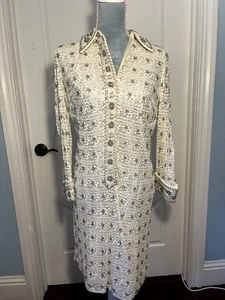 Vestido blanco vintage de los años 60 de Cohert Imports - Imagen 1 de 7