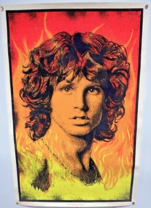 Jim Morrison Schwarzlicht Poster 35"x23" One Stop Poster 948 Funky Enter. 1981 - Bild 1 von 8