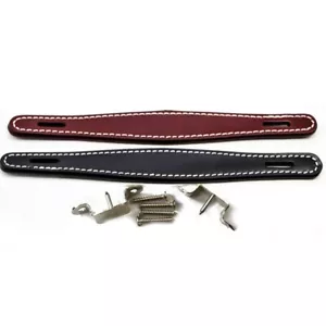 Braun Leder Gitarre Verstärker Griff Gurt mit Schraub Teil und Montage Hardware Kit - Bild 1 von 14