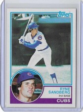 Ryne Sandberg 1983 Topps Rookie Card #83 - NM-MINT or Better