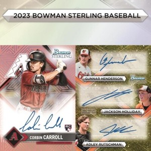 2023 Bowman Sterling Baseball Autos, Parallels, Base PYC - Free Shipping