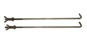 SAAB 900 classic BATTERY CLAMPS STAINLESS STEEL - Picture 1 of 3