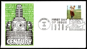 1998 Bobby Jones Wins Grand Slam FDC- Celebrate the Century GAMM Cachet - Picture 1 of 2