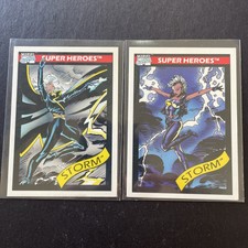 1990 Marvel Universe SERIES 1 Storm #24 #48 ROOKIE impel  X-Men Lot