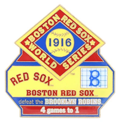 1916 World Series Commemorative Pin - Red Sox vs. Robins - Limited 1,000 - Image 1 of 2
