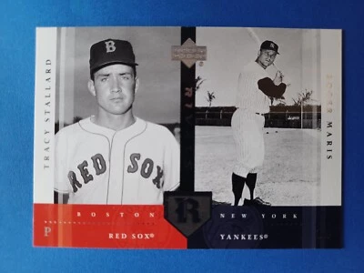 2004 UPPER DECK RIVALS ROGER MARIS TRACY STALLARD #26 RED SOX VS YANKEES - Image 1 of 2