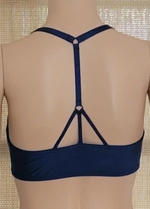Vintage Victoria Secret Navy Racerback Bra 36C - Picture 1 of 15