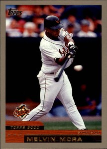 2000 Topps Traded Baltimore Orioles Baseball Card #T98 Melvin Mora