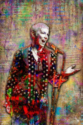 Annie Lennox of The Eurythmics Poster, Annie Lennox Free Shipping US - Image 1 of 4