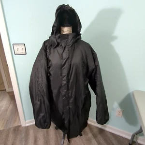 Veste noire Order of Malta XXL homme tout temps manteau chaud veste - Photo 1/4