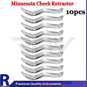 10 piezas de retractores de mejillas Minnesota instrumentos dentales quirúrgicos CE - Imagen 1 de 3