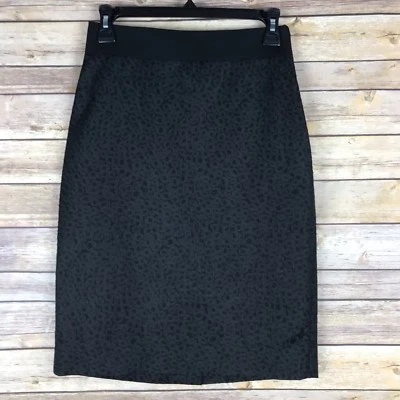 Falda Classique Entier Mujer 2 Lápiz Jacquard Geométrico Elástico Cintura Forrada Foto 1 de 4