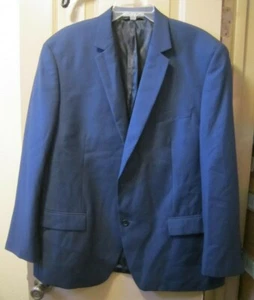 NUEVO TRAJE DE HOMBRE TALLA 46R 48W MICHAEL KORS AZUL 2 BTN, MEZCLA DE POLI RAYÓN, 2 VENTILACIONES, NUEVO SIN ETIQUETAS - Imagen 1 de 10