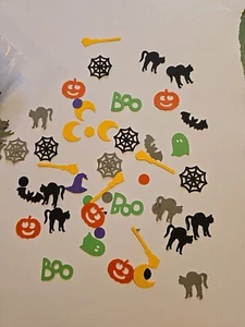 Halloween Confetti Table Decorations Party Scatter 400 Pieces Handmade - Picture 1 of 2