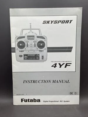 Skysport FM 4 Channels For Aircraft 4YF Instruction Manual R/C System 1M23N11402 - Image 1 of 2