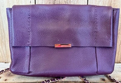 Ted Baker Purse Soft Crossbody Chain Purple Parson Leather - Image 1 of 4