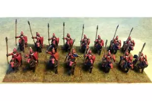 15mm Fantasy Vampir Lancers mit Schilden auf leicht gepanzertem Pferd (16 Figuren) - Bild 1 von 1