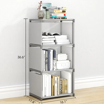 Bookshelf Cube Storage Shelf Rack Organizer DIY Bookcase Cabinet Home Office - Image 1 of 4
