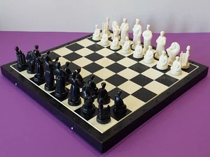 Unión Soviética Ajedrez Ucrania Kiev. Plástico URSS Original Vintage. Juego completo - Imagen 1 de 12