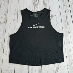 Nike AeroSwift Iowa State Cyclones Dance Cropped Tank Top Damen Medium schwarz - Bild 1 von 8