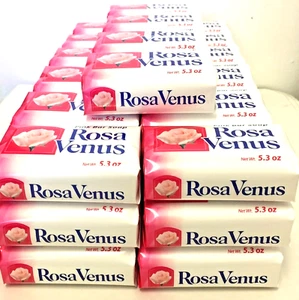 Pack of 40 Rosa Venus Pink Bar Soap 5.3 oz – Classic Floral Scented Bars - Picture 1 of 4