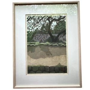 Masao Idō Woodblock Print Taketa Old Village 140/150 Framed Art Japan - Picture 1 of 2