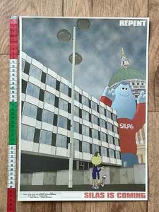 James Jarvis "Silas Is Coming" Katalog Kunstdruck A3 Poster - 1998 Martin Doll - Bild 1 von 2