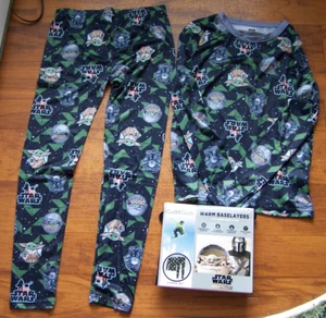 Cuddl Duds Boys 2-Piece STARWARS Print  Baselayer Set Medium 8-10 Warm Nights - Picture 1 of 3