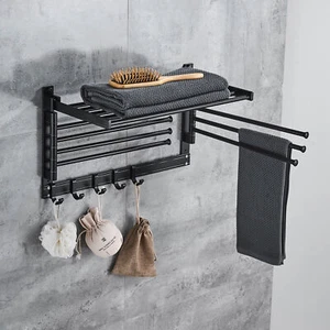 Toallero organizador de baño pared barra de toallas toallero - Imagen 1 de 11