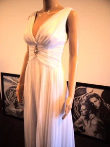 Mr K Wedding / debutante Dress gown long white double lined, size 10 :) - Picture 1 of 12